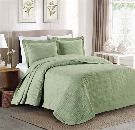 Get Outside with Green Hour TM;. . Sage green comforter king
